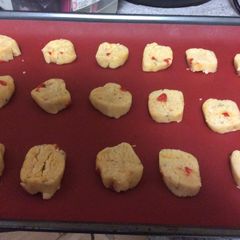 A picture of Pizza shortbread.