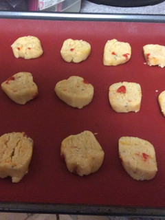 A picture of Pizza shortbread.