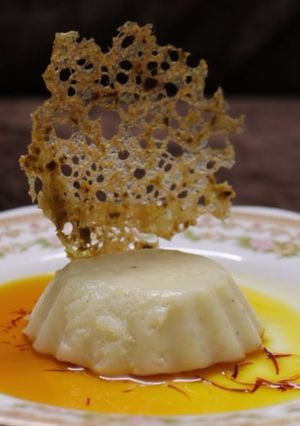 A picture of Kheer Panna Cotta.