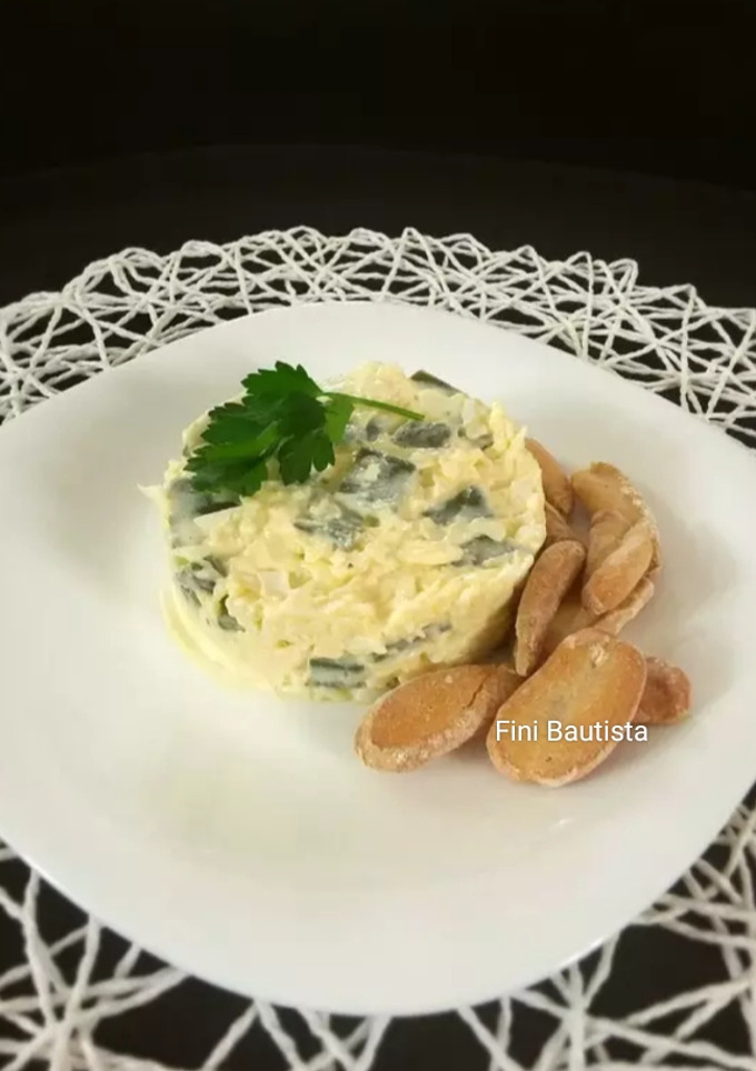 Una foto de Ensaladilla de judías verdes y huevo cocido