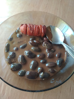 Babfőzelék sonkalével recept fotója