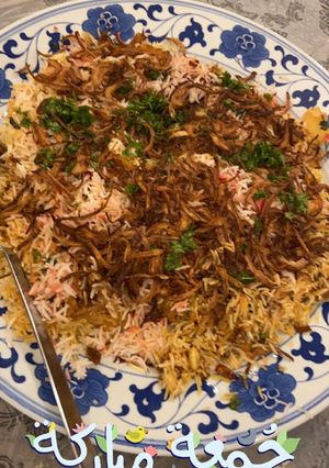 صورة لوصفة رز كابلي حامض طريقه أهل المدينه