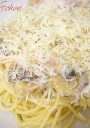 Foto resep Spaghetti Tuna Carbonara