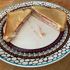 A picture of Proper School Lunch Pepperoni Ham and Cheese Sandwich.