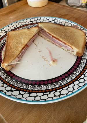 A picture of Proper School Lunch Pepperoni Ham and Cheese Sandwich.