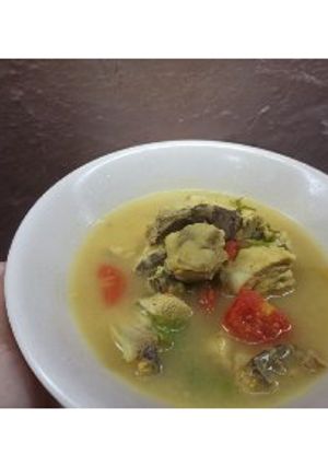 Foto resep Soto ayam menu diet no gula minyak santan tepung