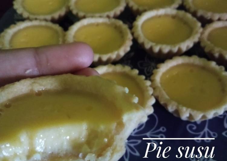 Pie susu renyah/ Hongkong egg tart / tan tart