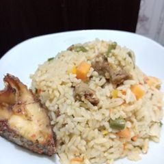 A picture of Coconut rice.