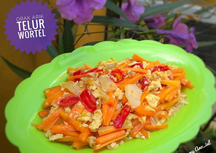 Orak Arik Telur Wortel