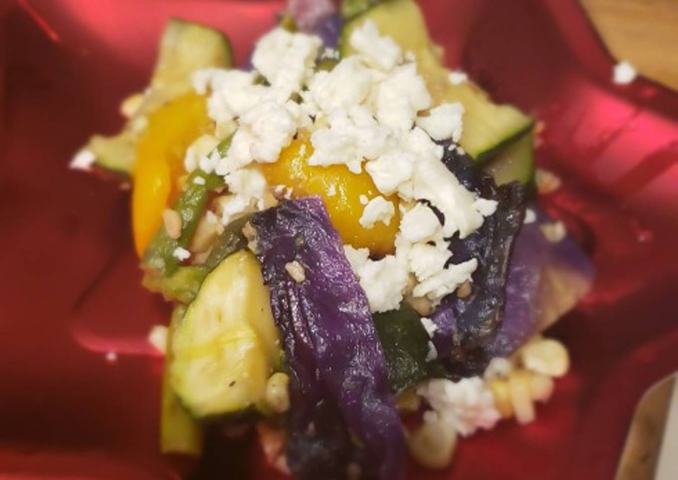 Grilled veggies on traeger
