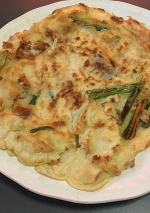 Hình của món Pancake Hàn Quốc.