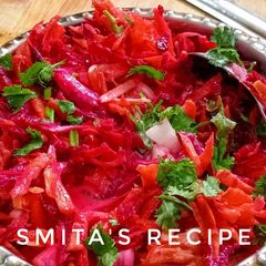 Beetroot carrot salad A picture of Beetroot carrot salad.