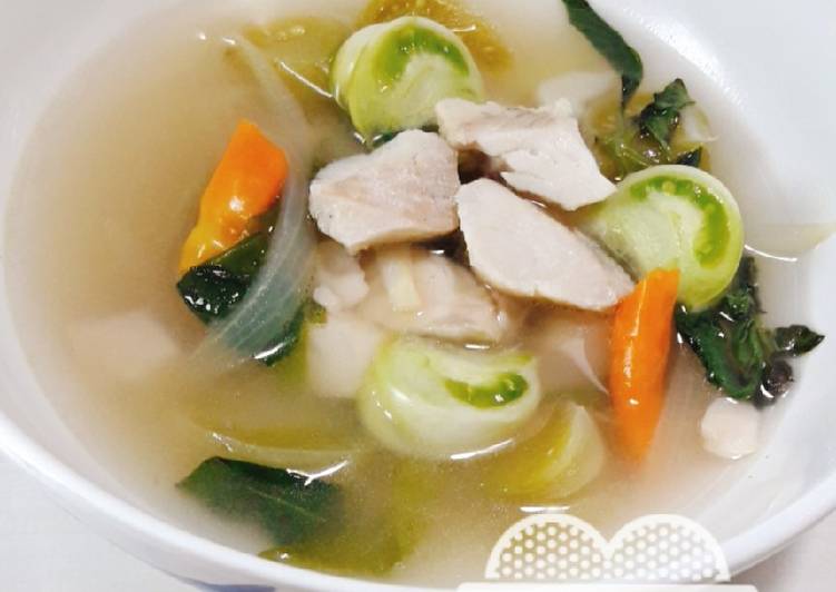 Langkah mengolah Sup Ikan Dori yang Menggugah Selera
