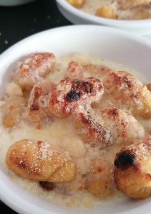Une photo de Gnocchis butternut à la crème de parmesan