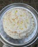 Torta con merengue de aquafaba
