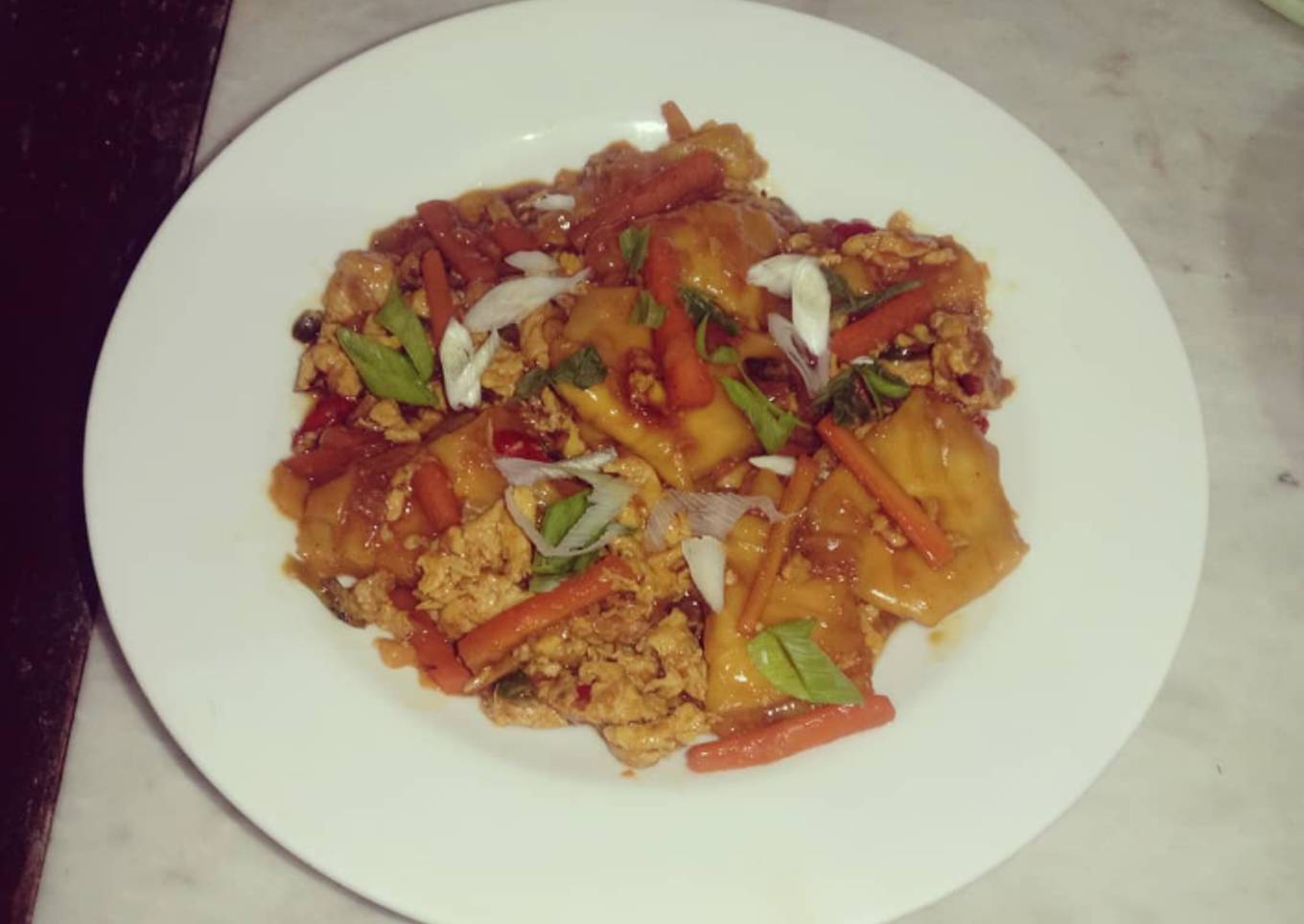 Pangsit Goreng Nyemek ala Mas Riki