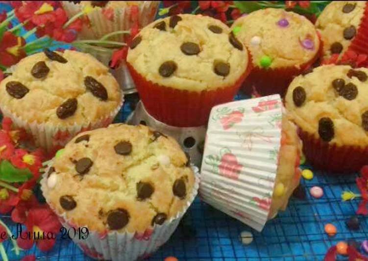 (8.4) Muffin Tapai Singkong (Lembut dan Lumer)