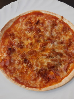 Una foto de Tortita de maíz con jamón dulce, sobrasada y mozzarella en Air fryer
