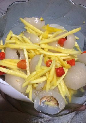 Foto resep Asinan rambutan mangga