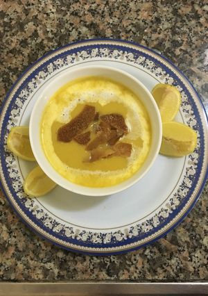 صورة لوصفة شوربة العدس بالخضار والكريمة