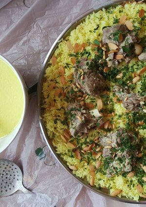 صورة لوصفة منسف