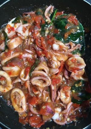 Foto resep Cumi Sambel Merah