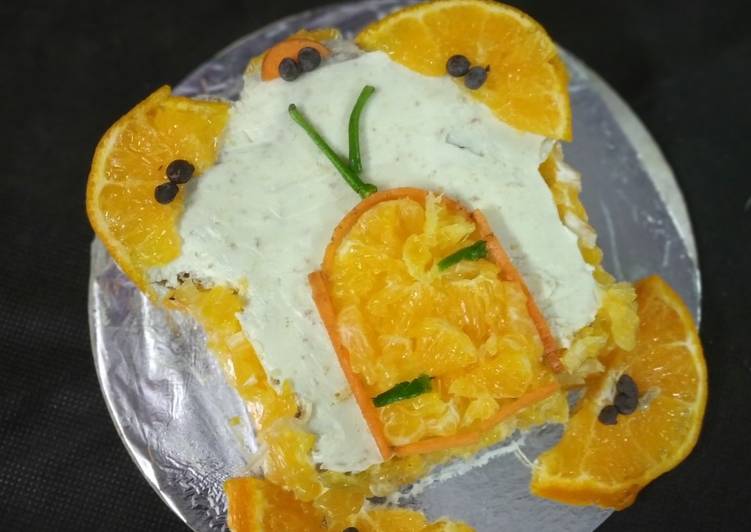 Orange carrot moist cake