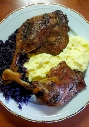 Kacsacomb lilakáposztával 🦆karácsonyi menü recept fotója