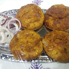 A picture of Shami kabab.