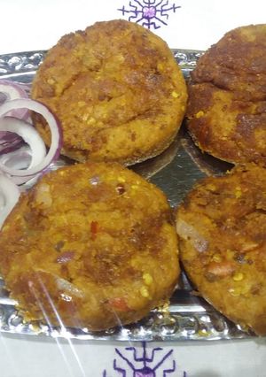 A picture of Shami kabab.