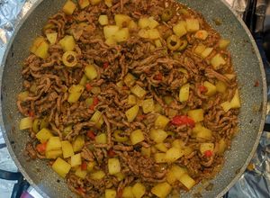 Una foto de Carne molida salteada o sofrita
