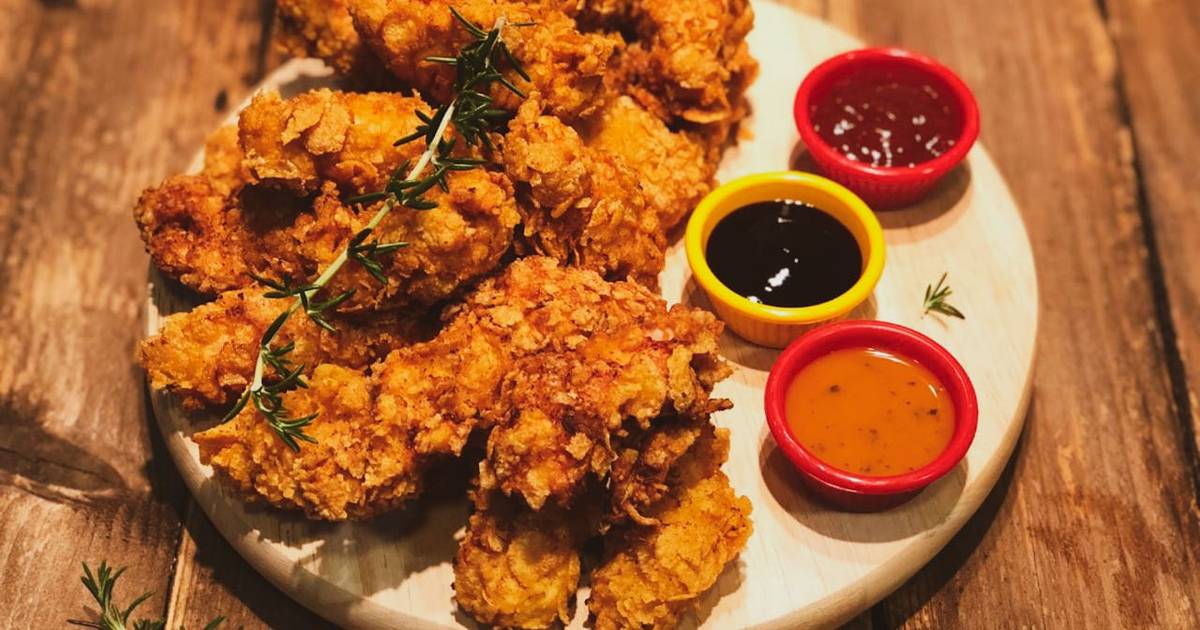 طريقة عمل اصابع صدر الدجاج المقرمش - 89 وصفة سهلة وسريعة - كوكباد