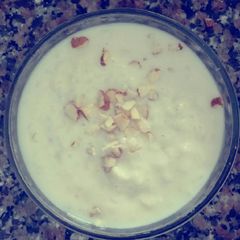 A picture of Rice Milk kheer.