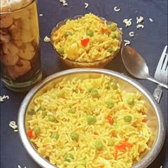 Vegetable maggi A picture of Vegetable maggi.