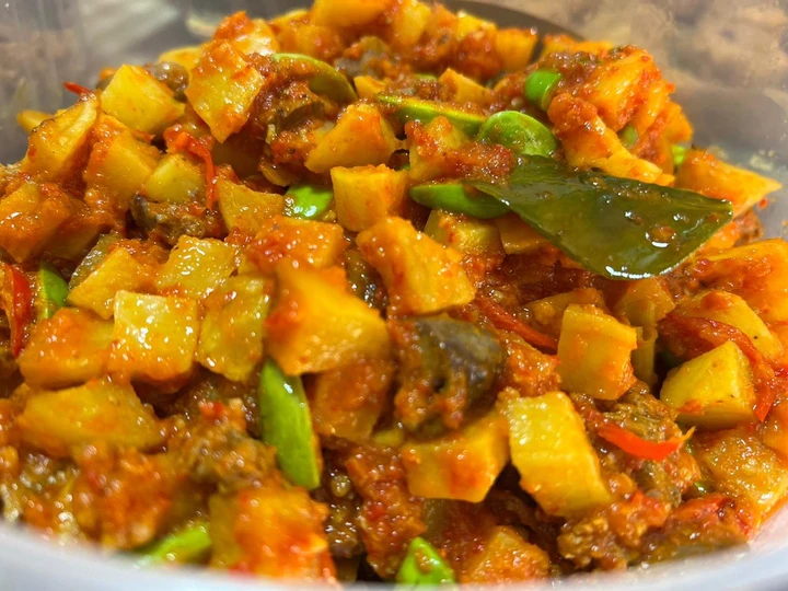 Easy Way Prepare Sambel Goreng Kentang campur ati ayam dan petai (pelengkap tumpeng) the  Makes Drooling Tasty