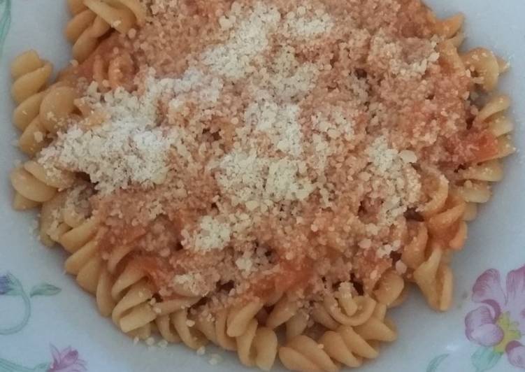 Fideos Rápidos Con Salsa De Tomate Y Crema Receta De Mel 😊 Cookpad 3756