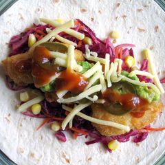 A picture of Fish Finger Tacos.