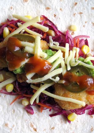 A picture of Fish Finger Tacos.