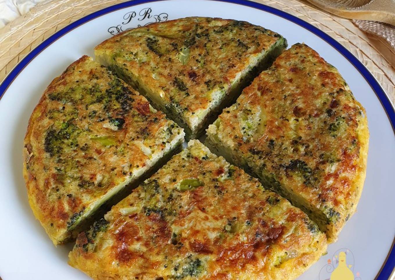*Tortilla Vivaldi* Quinoa y Brócoli*