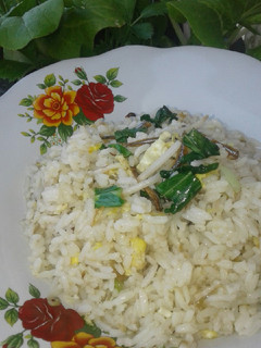 Foto resep Nasi goreng teri kering dan sayur
