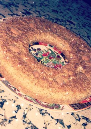 صورة لوصفة كيكة لوز