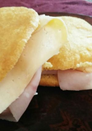 Una foto de Arepas fritas