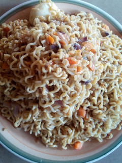 A picture of Spicy noodles.