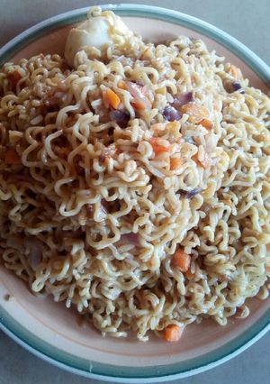 A picture of Spicy noodles.