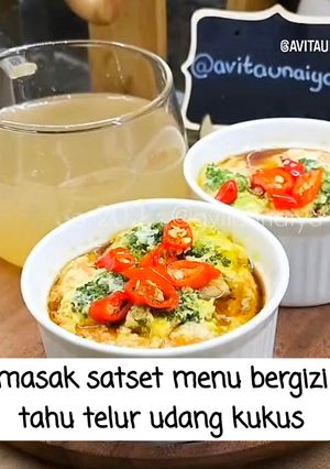 Foto resep Tahu Telur Udang Kukus