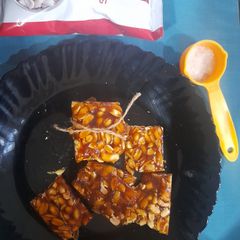 A picture of Salted peanut brittle.