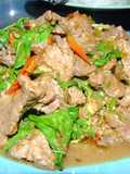 ผัดกะเพราเนื้อ