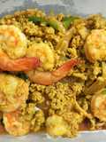 กุ้งผัดผงกะหรี่