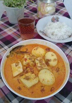 Foto resep Gulai tahu telur