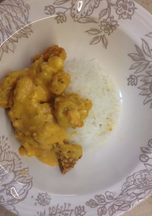 Foto resep Salted egg yolk chicken (ayam saus telur asin)